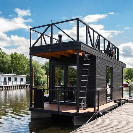 Tiny-Hausboot Likedeeler Mit Dachterasse Und Kamin Hotel