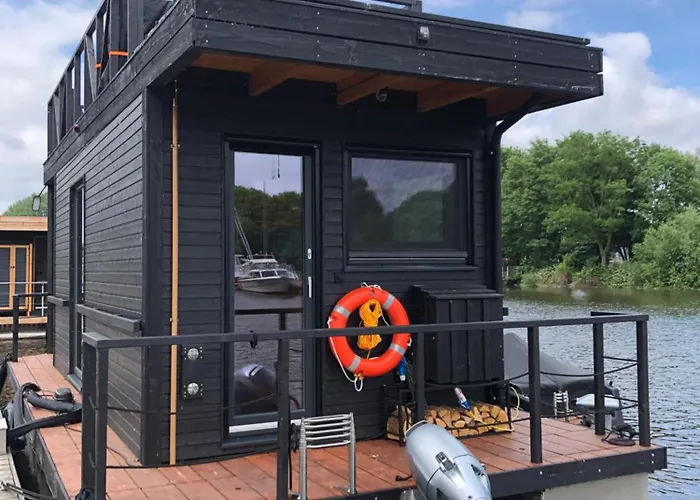 Botel Tiny-hausboot Likedeeler Mit Dachterasse Und Kamin *